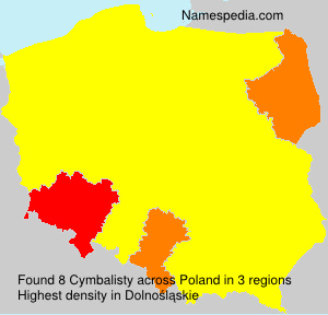 Surname Cymbalisty in Poland Surname Cymbalisty in Poland