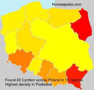 Surname Cymbor in Poland Surname Cymbor in Poland