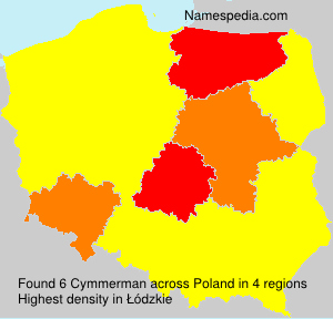 Surname Cymmerman in Poland Surname Cymmerman in Poland