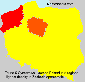 Surname Cynarzewski in Poland Surname Cynarzewski in Poland