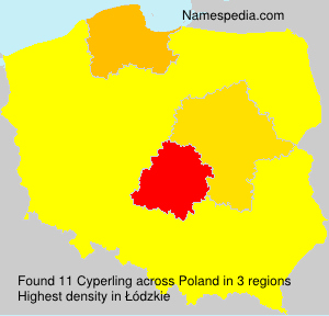 Surname Cyperling in Poland Surname Cyperling in Poland