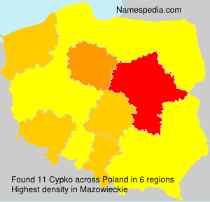 Surname Cypko in Poland Surname Cypko in Poland