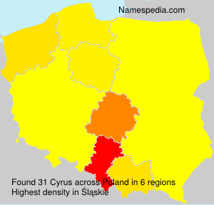 Surname Cyrus in Poland Surname Cyrus in Poland