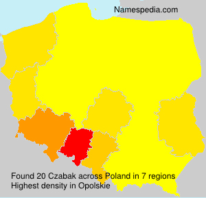 Surname Czabak in Poland Surname Czabak in Poland