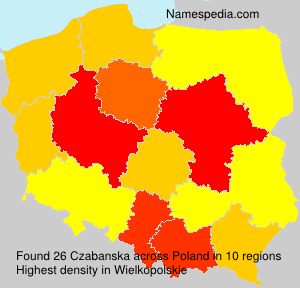 Surname Czabanska in Poland