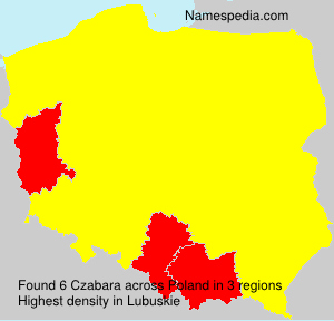 Surname Czabara in Poland