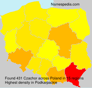 Surname Czachor in Poland Surname Czachor in Poland