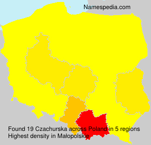 Surname Czachurska in Poland Surname Czachurska in Poland