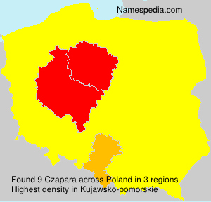 Surname Czapara in Poland Surname Czapara in Poland