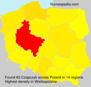 Surname Czapczyk in Poland
