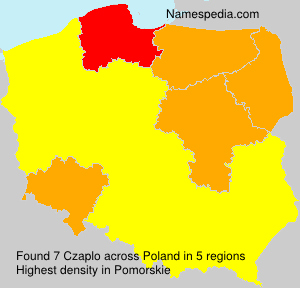 Surname Czaplo in Poland Surname Czaplo in Poland