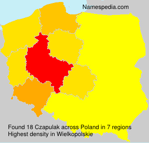 Surname Czapulak in Poland Surname Czapulak in Poland