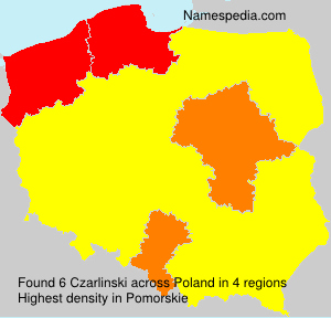Surname Czarlinski in Poland Surname Czarlinski in Poland