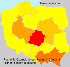 Surname Czarnek in Poland Surname Czarnek in Poland