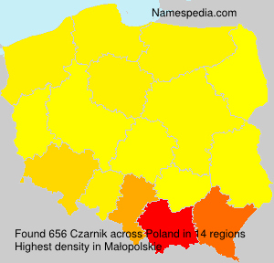 Surname Czarnik in Poland Surname Czarnik in Poland