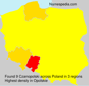 Surname Czarnopolski in Poland Surname Czarnopolski in Poland