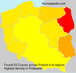 Surname Czausz in Poland Surname Czausz in Poland