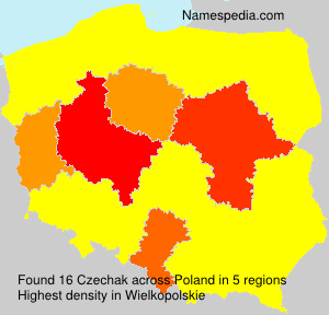 Surname Czechak in Poland Surname Czechak in Poland