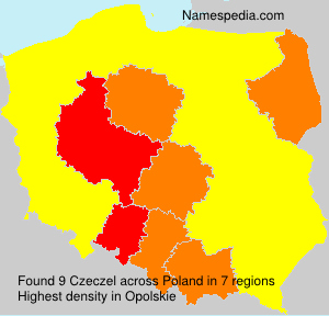 Surname Czeczel in Poland Surname Czeczel in Poland