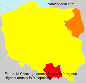 Surname Czeczuga in Poland Surname Czeczuga in Poland