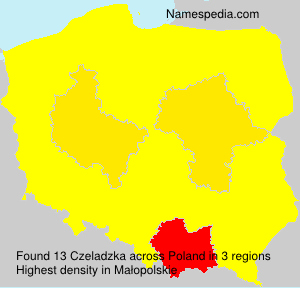 Surname Czeladzka in Poland Surname Czeladzka in Poland