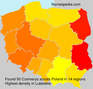 Surname Czemerys in Poland Surname Czemerys in Poland