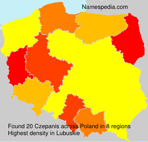 Surname Czepanis in Poland Surname Czepanis in Poland