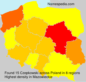 Surname Czepkowski in Poland Surname Czepkowski in Poland