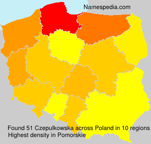 Surname Czepulkowska in Poland Surname Czepulkowska in Poland