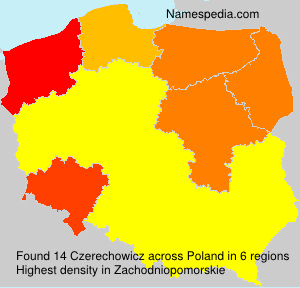 Surname Czerechowicz in Poland Surname Czerechowicz in Poland