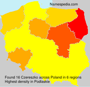 Surname Czereszko in Poland Surname Czereszko in Poland