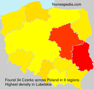 Surname Czerko in Poland Surname Czerko in Poland