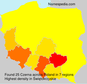 Surname Czerna in Poland Surname Czerna in Poland