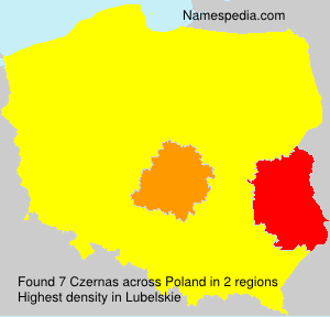 Surname Czernas in Poland Surname Czernas in Poland