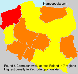 Surname Czerniachowski in Poland Surname Czerniachowski in Poland