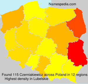 Surname Czerniakiewicz in Poland Surname Czerniakiewicz in Poland