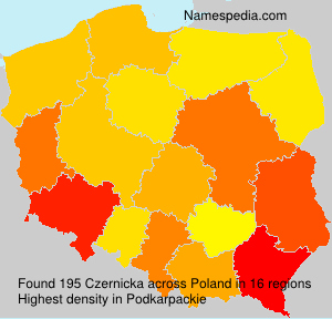 Surname Czernicka in Poland Surname Czernicka in Poland