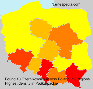 Surname Czernikowska in Poland Surname Czernikowska in Poland