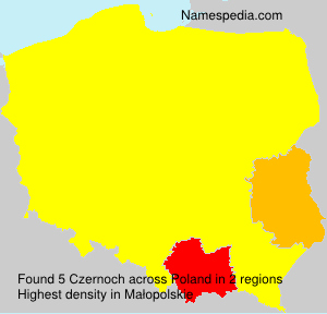 Surname Czernoch in Poland Surname Czernoch in Poland