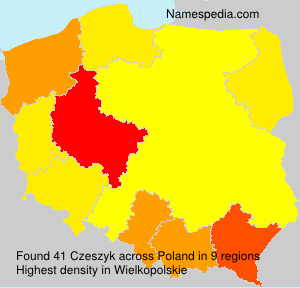 Surname Czeszyk in Poland Surname Czeszyk in Poland
