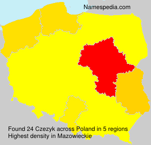 Surname Czezyk in Poland Surname Czezyk in Poland