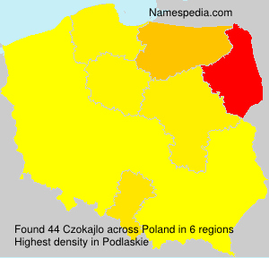 Surname Czokajlo in Poland Surname Czokajlo in Poland