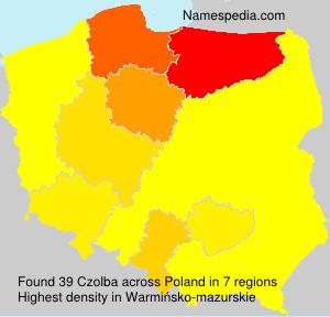 Surname Czolba in Poland Surname Czolba in Poland