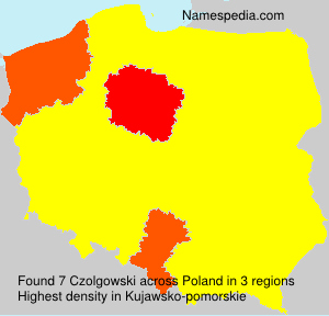 Surname Czolgowski in Poland Surname Czolgowski in Poland