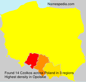 Surname Czolkos in Poland Surname Czolkos in Poland