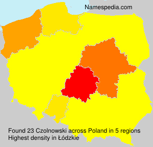 Surname Czolnowski in Poland Surname Czolnowski in Poland