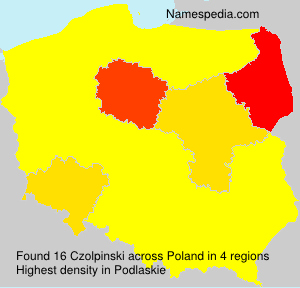 Surname Czolpinski in Poland Surname Czolpinski in Poland