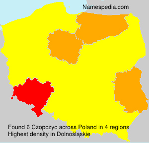 Surname Czopczyc in Poland Surname Czopczyc in Poland