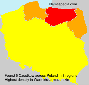Surname Czostkow in Poland Surname Czostkow in Poland