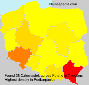 Surname Czternastek in Poland Surname Czternastek in Poland